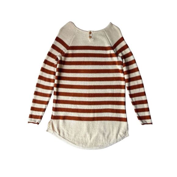 Free People Beach 100% Cotton Striped Renegade Tunic Sweater - Picture 6 of 13